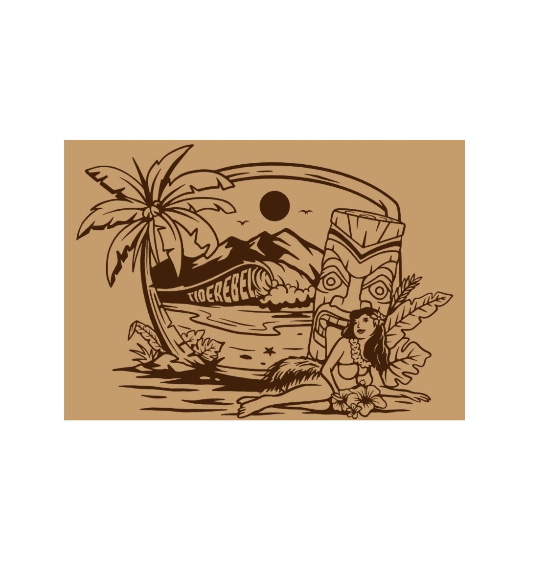 Unisex Vintage Tiki Tee